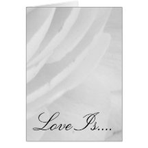 Classic Black and White Wedding Card