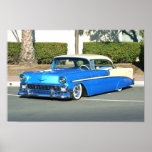 Classic Blue car poster