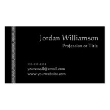 Classic Border Simple Professional Business Card