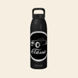 Classic Convertible Sports Car water bottles