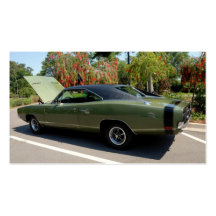 Classic Dodge Charger Business Card Templates