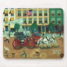 CLASSIC FIRE ENGINE MOUSEPADS