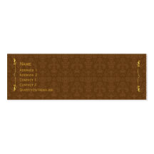 Classic Frame Gold Business Card Template