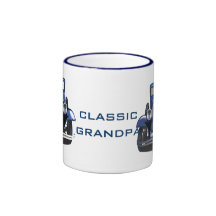 Classic Grandpa Classic Car Design Coffee Mug