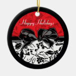 Classic Holly Pattern Ornament