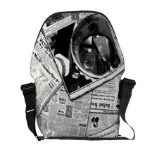 Classic Industrial Messenger Bag