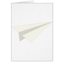 Classic Paper Aeroplane Greeting Cards