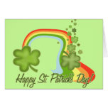 Classic Rainbow and Shamrocks Cards