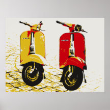 Classic Scooter Posters