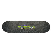 Classic T Top Corvette & Shark Skin Art Skate Boards