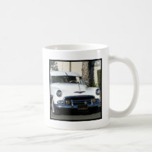 Classic White Car Mug