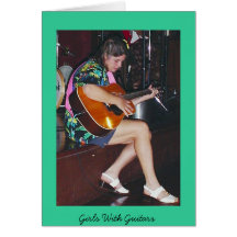 Classical Sass-Girls With Guitars Greeting Cards