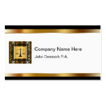 Classy Attorney Business Cards