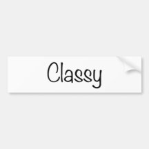 classy bumper stickers