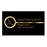 Classy Cleaning Business Cards