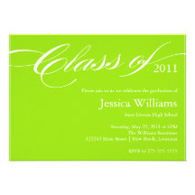 Classy Graduation Custom Invitation