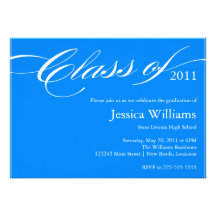 Classy Graduation Personalized Invite