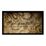 Classy Sophisticated Designer Salon Business Cards