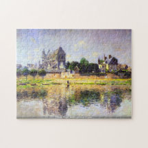 Claude Monet - Monets garden in Vetheuil puzzle