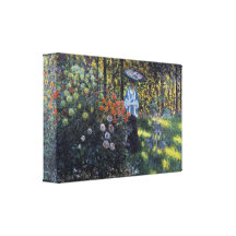 Claude Monet - Woman with a Parasol Canvas Print