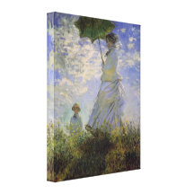 Claude Monet - Woman with a Parasol Canvas Prints