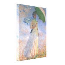 Claude Monet - Woman with Parasol Gallery Wrapped Canvas