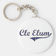 Cle Elum Washington Classic Design Keychain