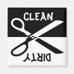 Clean Dirty - Dishwasher Fridge Magnet