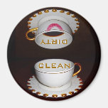 Clean Dirty Dishwasher Reminder Refrigerator Magnet