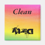 Clean-Dirty Kitchen Magnet
