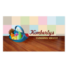 Cleaning Service business cards