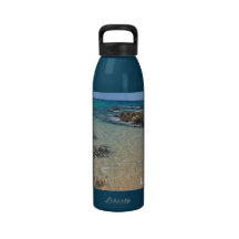 Clear Blue Water Reusable Water Bottle
