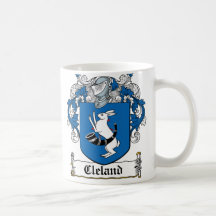 Cleland Family Crest Coffee Mugs