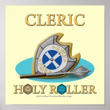 Cleric: Holy Roller Posters