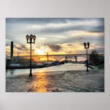 Cleveland Sunset Print