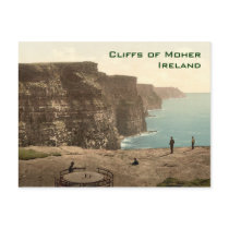 Cliffs of Moher Irish Music Jig Postcard postcards