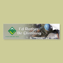 Climbing Bumper Sticker bumper stickers