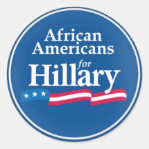 Clinton African Americans Sticker