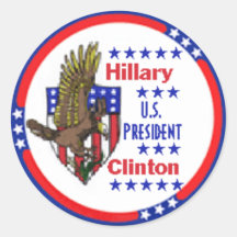 Clinton Eagle Sticker