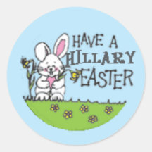 Clinton Easter Sticker