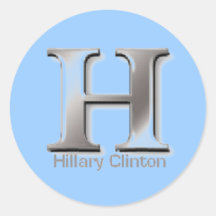 Clinton "H" Sticker