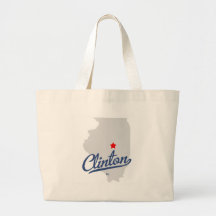 Clinton Illinois IL Shirt Bags