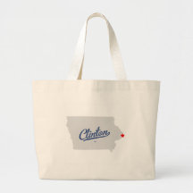 Clinton Iowa IA Shirt Bag