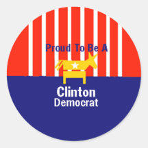 Clinton Proud Sticker