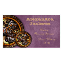 Clockwork and Leather, Business Card