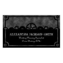 Clockwork Silhouette, Business Card Templates