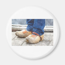 Clogs from Holland Refrigerator Magnet