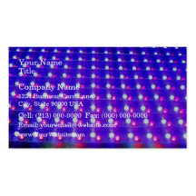 Close Up of LED Lights Business Cards