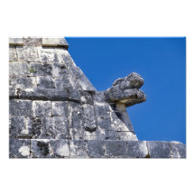 Close up of stones making an ancient Mayan Photo Art