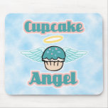 cloud background, cupcake angel mouse mats